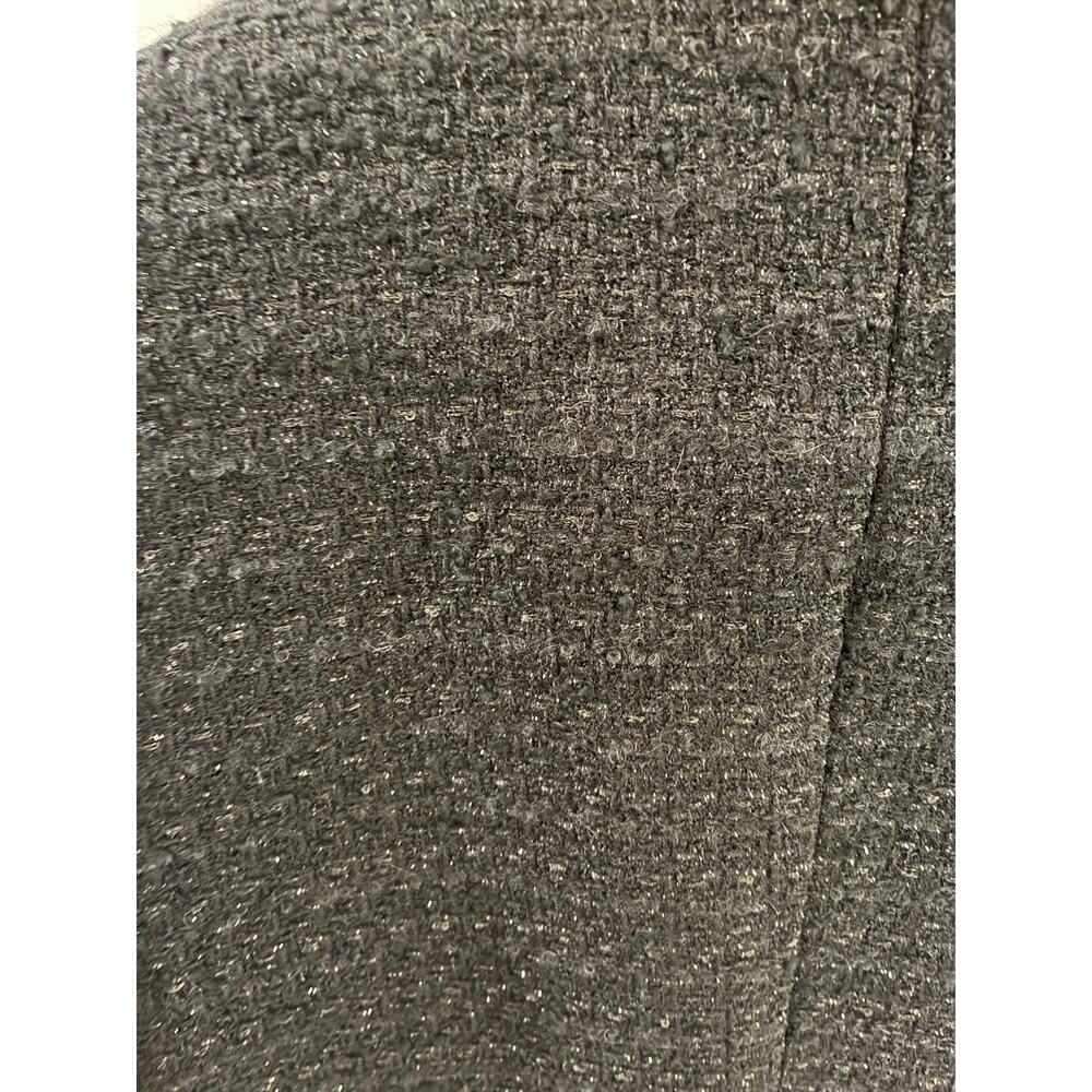 Urban Revivo Black Tweed Blazer Size 4 - Picture 7 of 7